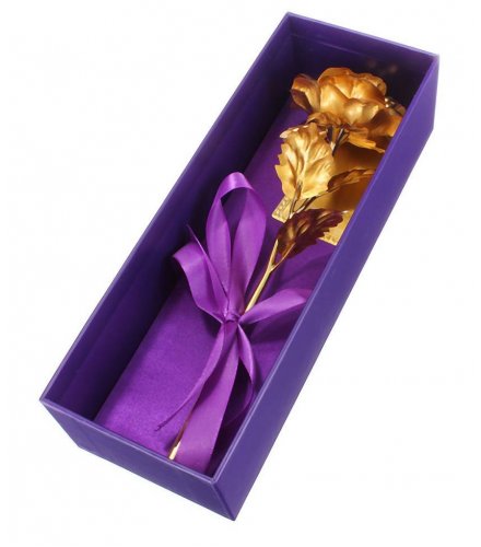 GC001 - 24K Rose gold foil Flower Box